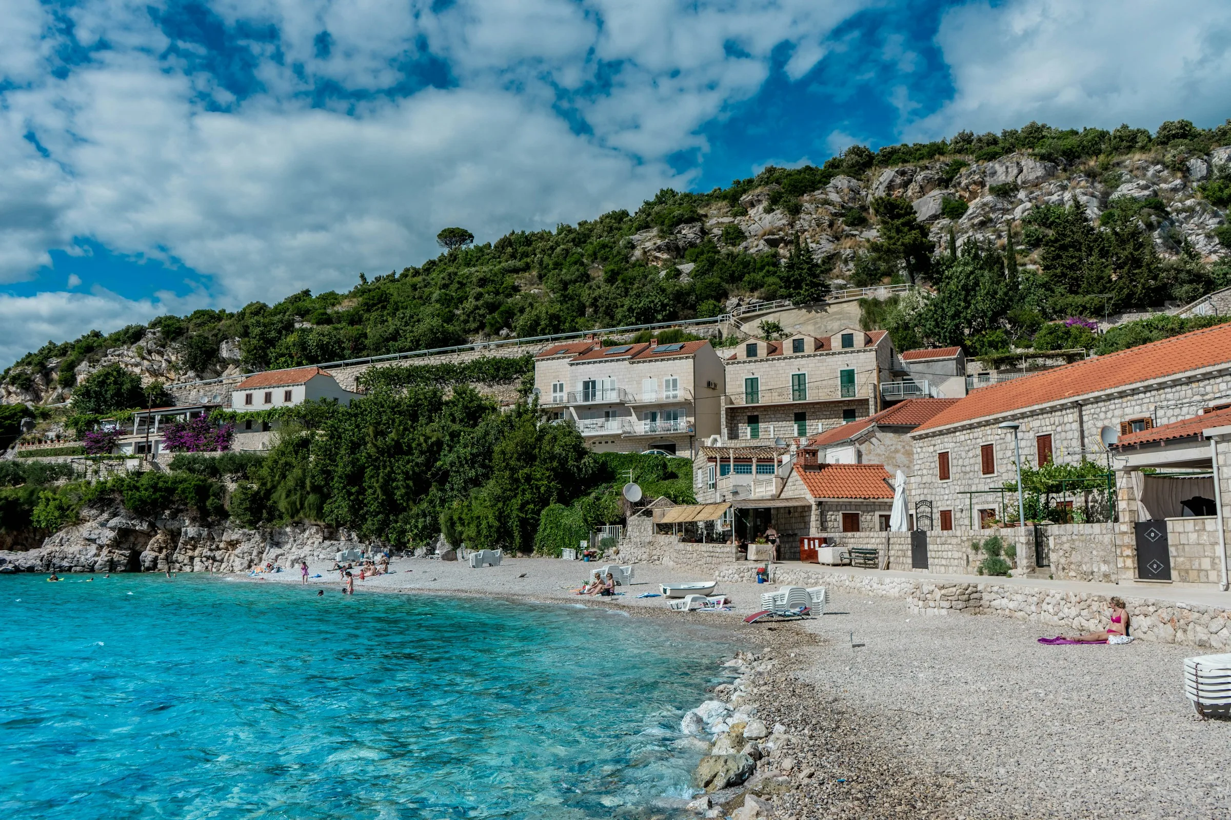 Hafen und Uferpromenade in Biograd na Moru